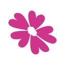campion homes pink flower logo